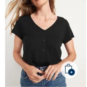 Old Navy Button Front Tee